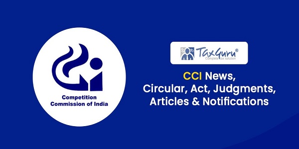 CCI Notifications Circulars