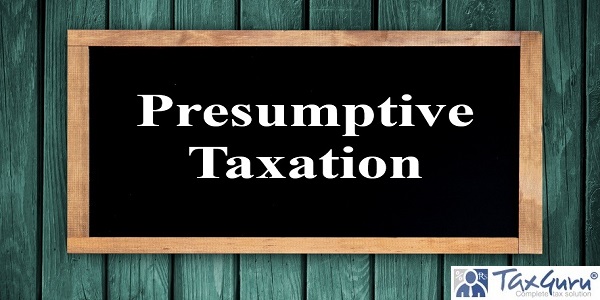 Presumptive Taxation blackboard