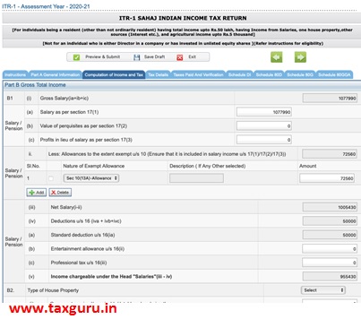 Sahaj Indian Income Tax Return-3