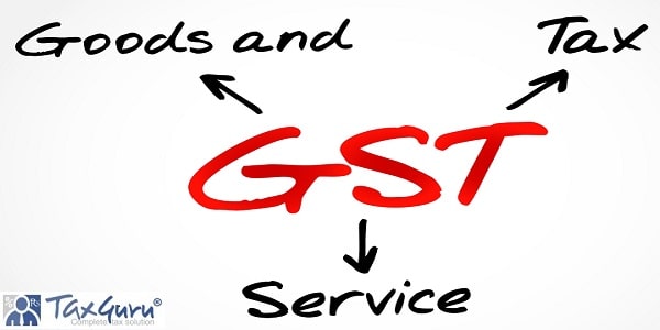 GST - Goods and Service Tax acronym, business concept background
