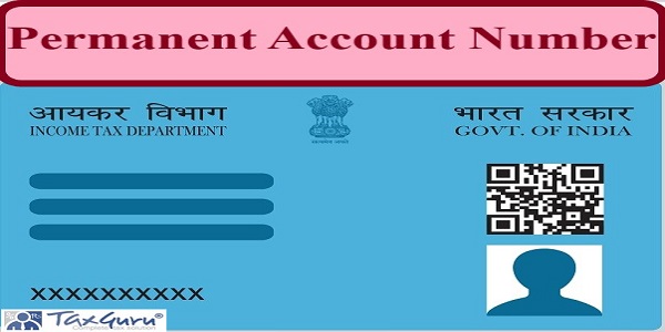 Permanent Account Number (PAN)