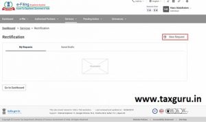 How to Raise Income Tax Rectification Request on Portal