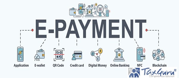 E-payment banner web icon for business