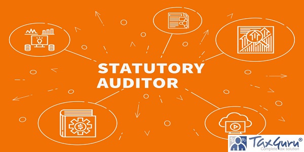 Business illustration showing the concept of statutory auditor