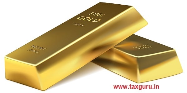 Two Gold bars on a white background