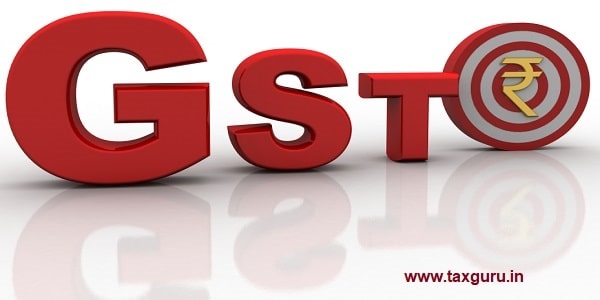 3d rendering GST Tax India with rupee sign