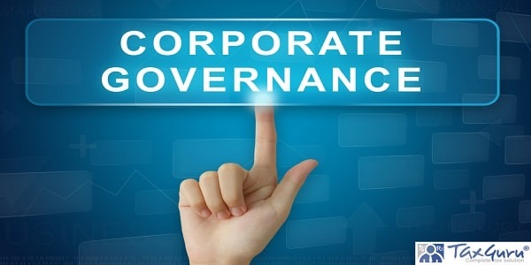 Hand press on corporate governance