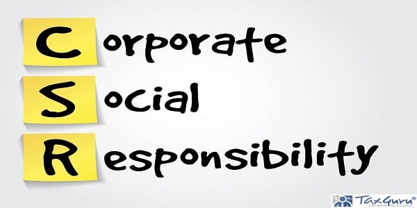 Hand writing acronym Corporate Social Responsibility (CSR) on yellow sticky notes