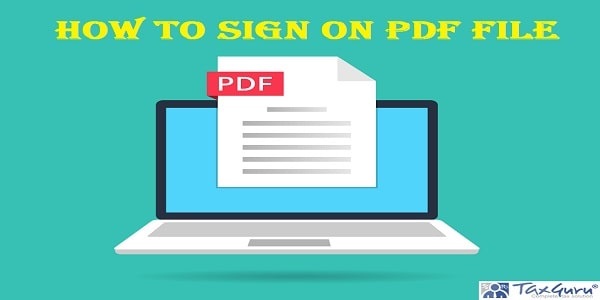 How to Sign on PDF File