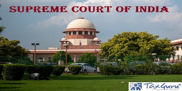 Supreme court of India during cloudy weather
