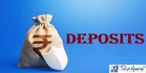 Deposits - Indian rupee money bag and protection shield
