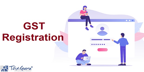 GST registration and sign up concept