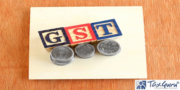 Goods and Services Tax (GST) with Coin concept