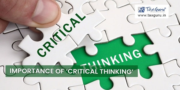 Importance of 'Critical Thinking'