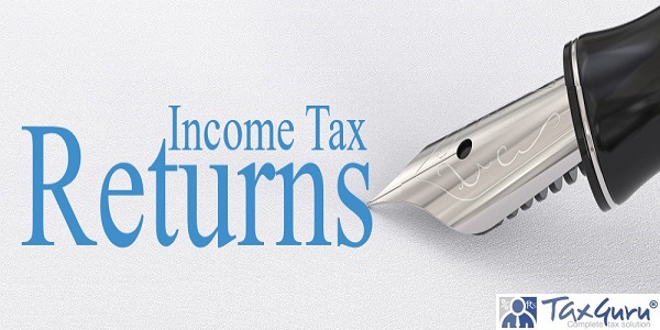 Income Tax Returns with Fountain pen