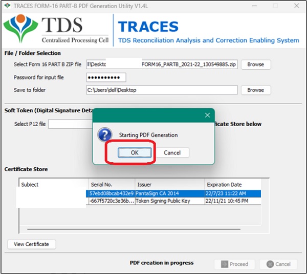 Extract the PART-B utility