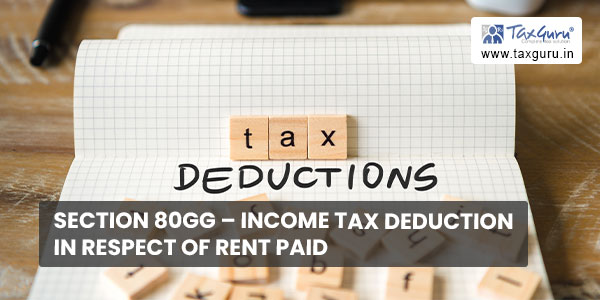 80gg Income Tax Deduction