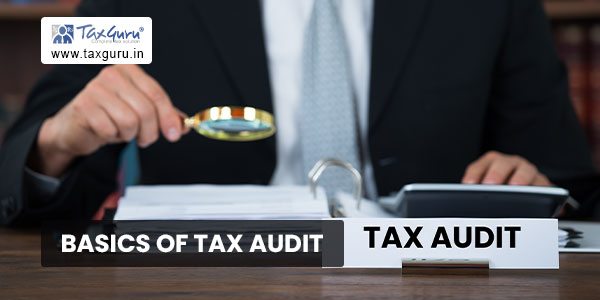 Basics of Tax Audit