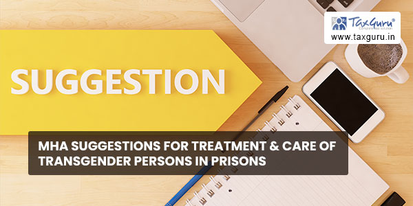 MHA suggestions for Treatment & Care of Transgender Persons in Prisons
