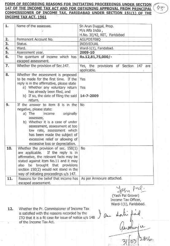 provisions of Section 151