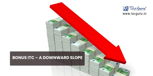 Bonus ITC - A Downward Slope