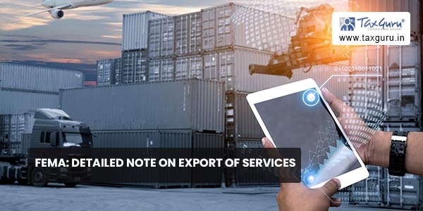 FEMA Detailed Note on Export of services