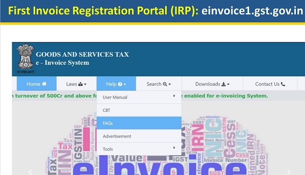 First E-invoicing Portal