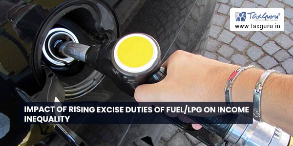 Impact of Rising Excise Duties of Fuel-LPG on income inequality
