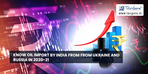 Know Oil import by India from from Ukraine and Russia in 2020-21