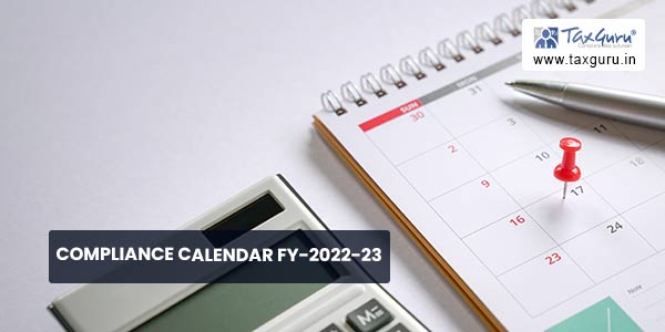 Compliance Calendar FY-2022-23