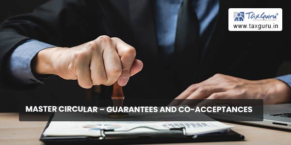 Master Circular - Guarantees and Co-acceptances