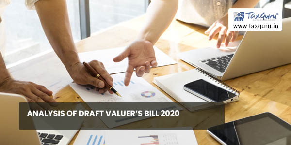 Analysis of Draft Valuer's Bill 2020