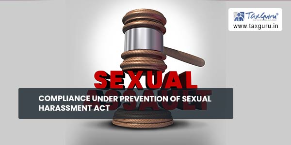 Compliance Under Prevention Of Sexual Harassment Act 7230