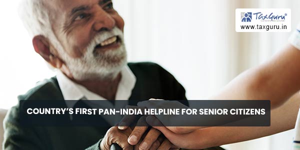 Country’s first Pan-India helpline for senior citizens