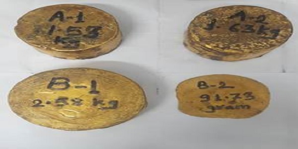 Figure 1 Seizure of smuggled gold at Mumbai Air Cargo Complex
