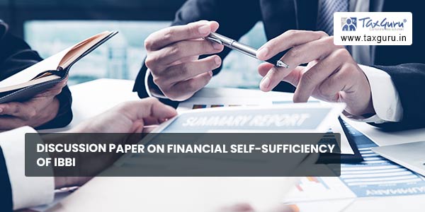 Discussion Paper on Financial Self-Sufficiency of IBBI