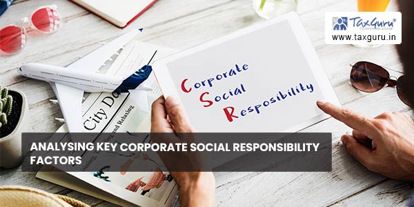 Analysing Key Corporate Social Responsibility factors
