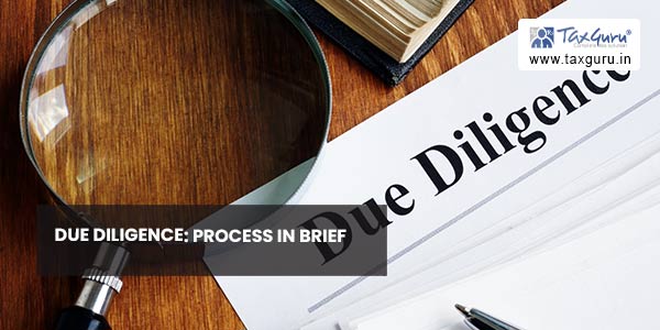 Due Diligence: Process in brief