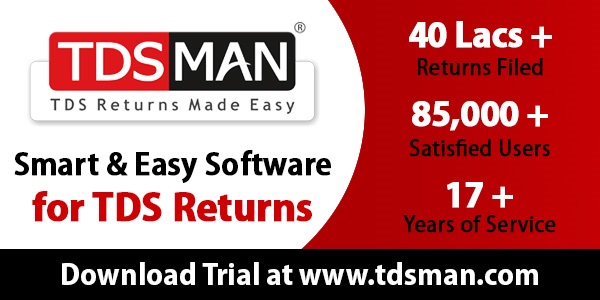 TDSMAN Smart and Easy Software for TDS Returns