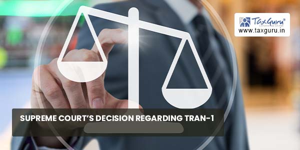 Supreme court’s decision regarding TRAN-1