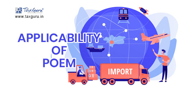 Applicability of POEM on Foreign Company in India