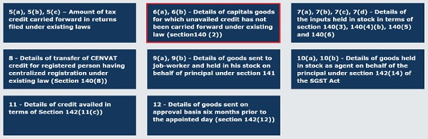 Details of capitals goods