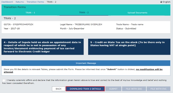 Download TRAN-2 details