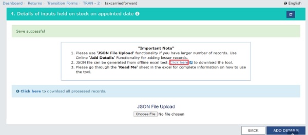 Download the sample JSON file