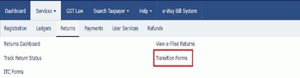 Login and Navigate to Transitions Forms - TRAN - 2 page