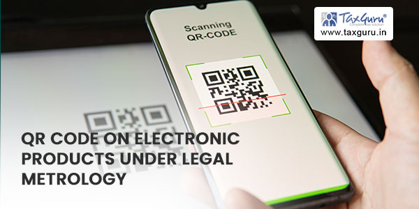 QR Code on Electronic Products under Legal Metrology