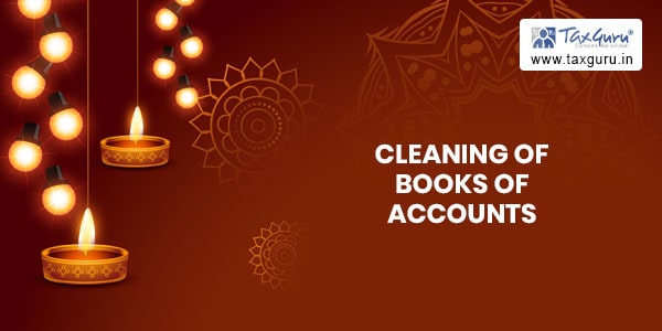 Cleaning of Books of Accounts & their Worship on the occasion of Diwali