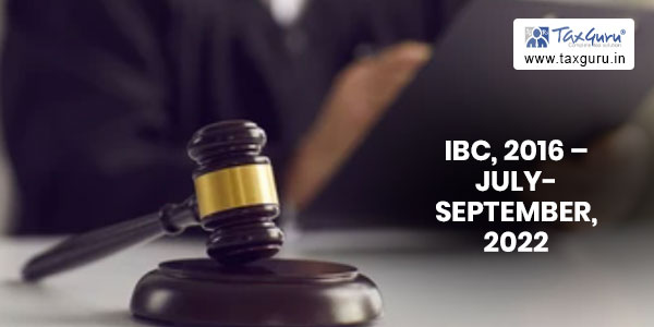 Important Judgments related to IBC, 2016 – July- September, 2022