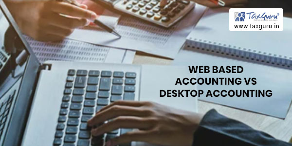 Web Based Accounting Vs Desktop Accounting