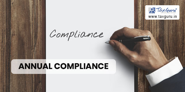 Annual compliance for Nidhi company